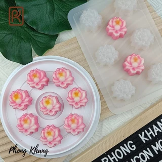 Khuôn nhựa PP Phong Khang làm rau câu hình hoa sen nhí
