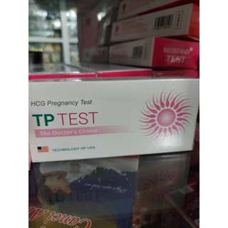 Que thử thai nhanh TP Test - Giao hàng kín đáo, che tên, test thai nhanh bản to 5mm, chính xác