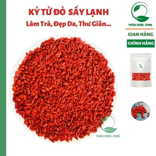 Kỷ Tử Đỏ Sấy Lạnh _Giúp cải thiện thị lực làm đẹp da tốt cho phổi hỗ trợ giảm cân, Trà thảo mộc Thảo Dược Zone