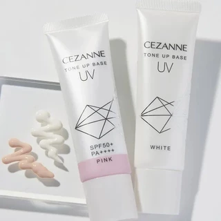 Kem Lót Chống Nắng Cezanne UV Tone Up Base Nâng Tone, Lên Tone Nhật Bản Không Cồn SPF50 PA++++