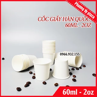 50 cốc giấy 60ml - 2oz NHẬP KHẨU HÀN QUỐC siêu đẹp