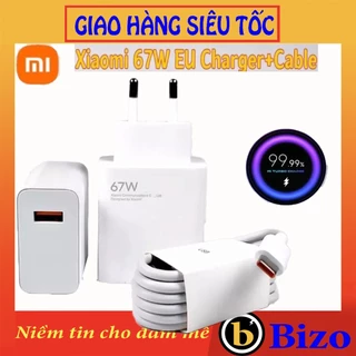 [XIAOMI 67W] Bộ sạc Xiaomi 67W Sạc Nhanh Cổng USB type C được dùng cho Xiaomi và các dòng điện thoại Android