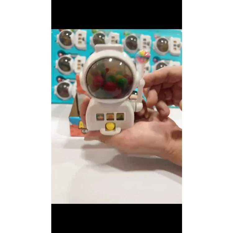 Máy bán kẹo vũ trụ Astronaut candy machine kèm kẹo mút