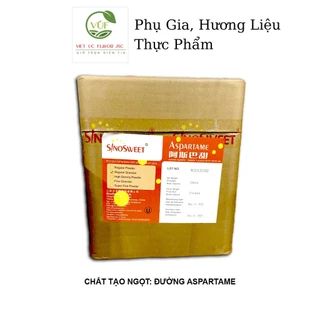 Đường Aspartame (1kg/gói)| Chất Tạo Ngọt Thực Phẩm|Đường Ăn Kiêng| Vietuc Jsc