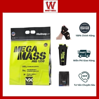 VitaXtrong Mega Mass Pro 1350 6lbs (2.7 Kg)- Sữa Tăng Cân - Tăng Cơ Bổ Sung VItamin Khoáng Chất