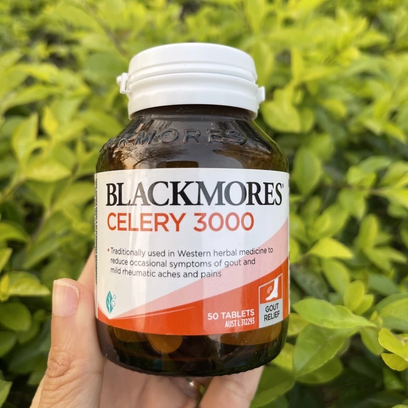 Blackmores Celery 3000mg - Viên uống phòng bệnh và hỗ trợ điều trị Gout 50 viên