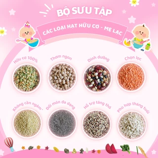 9 loại đậu hạt hữu cơ cho bé ăn dặm, nhập khẩu gói 100gr