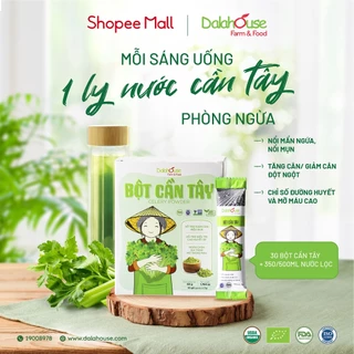 Bột Cần Tây Hữu Cơ Sấy Lạnh Dalahouse Hộp 20 gói 3g