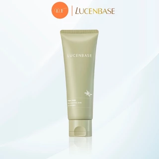 Sữa rửa mặt BHA tràm trà Lucenbase 120g làm sạch sâu, sạch bã nhờn và mịn da