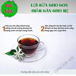 (1 gói 80 túi lọc) Chè Vằng Lợi Sữa Giảm Cân Chuẩn Lục Quân I