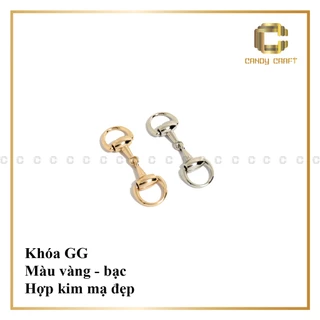 Khóa kiểu GG gắn túi - giày - - phụ kiện làm đồ da