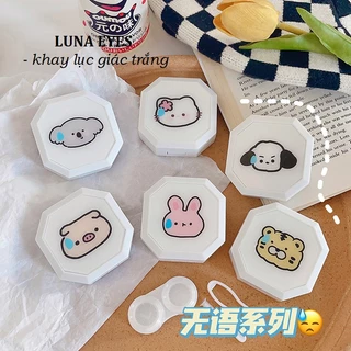 Khay lục giác LUNA EYES kèm dụng cụ đeo lens