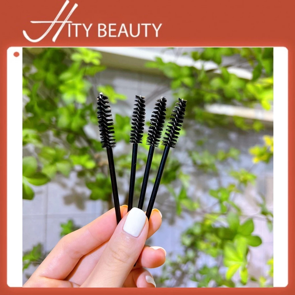 50 Chổi chải mày, mi, sáp định hình chân mày chuyên dùng cho makeup chuyên nghiệp - Hity Beauty