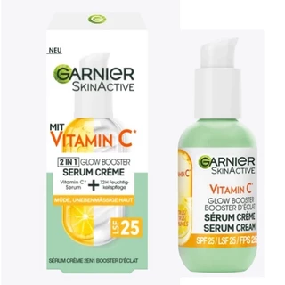 Serum kết hợp kem ngày giúp sáng da Garnier Vitamin C serum creme 50ml