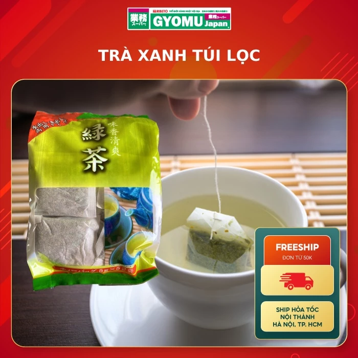 Trà xanh túi lọc 5gx52 gói - Nhật Bản