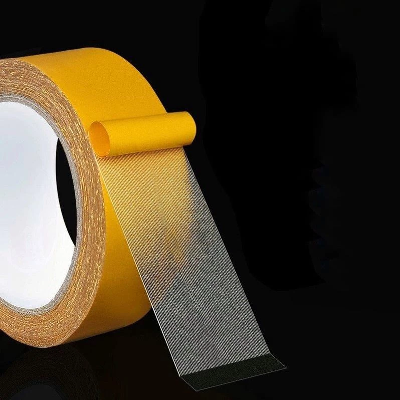 Băng Keo Hai Mặt Sợi Vải Độ Dính Cao Cố Định Thảm Trải Sàn Dán Đồ Đa Năng [ Hỏa Tốc HCM ]