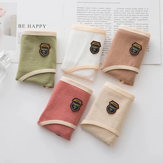 SET 10 Quần lót nữ cotton Happy Girl chất mịn cạp vừa hàng chất lượng cao - Quần lót nữ cotton kháng khuẩn - QLN110