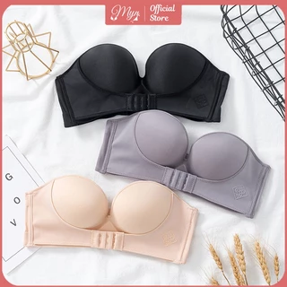 Áo chống tụt không dây cài trước cao cấp mặc váy hở lưng vai sang xịn A02 MYN_UNDERWEAR