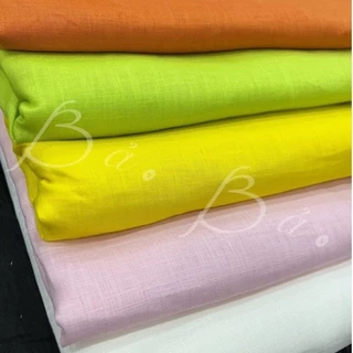 Vải Linen Tưng Premium/Pure Linen Mềm Mướt Khổ 1m40