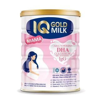 Sữa IQ Gold Milk Mama hỗ trợ phát triển não bộ thai nhi, tăng sức đề kháng cho mẹ