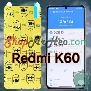 Dán Cường Lực Nano Dẻo Redmi K60 Ultra / K60 Pro / K60 / Redmi K60E - Poco F5 Pro - Xiaomi 13T Pro (Trong Và Nhám)