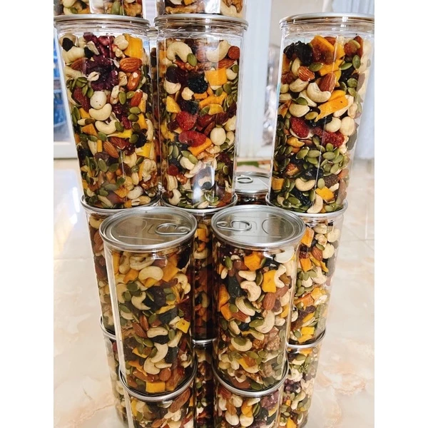 HỘP 500G hạt Granola siêu hạt ngũ cốc ăn kiêng giảm cân mix hạnh nhân hạt điều yến mạch -NCC