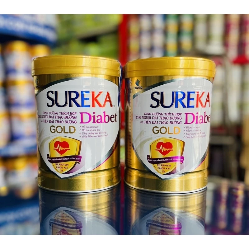 [Combo 2 Lon] Sữa Sureka Diabet Gold (900g)