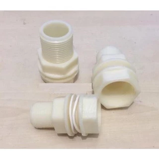 Ốc siết bồn, Ép phi nhựa PVC cao cấp LOẠI 1 PHI 21,27,34,42,49,60