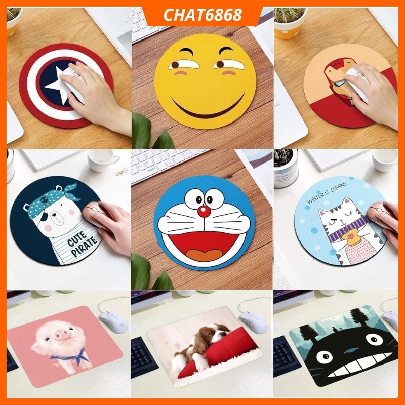 Miếng lót chuột anime 20x20 và 21x26 full 50 mẫu pad chuột giá rẻ siêu dễ thương