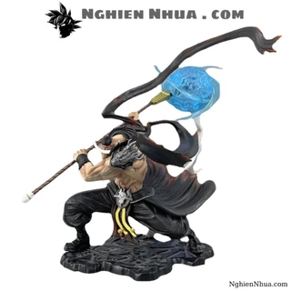 Mô Hình OnePiece Râu Trắng trạng thái chiến đấu siêu ngầu có led ở quả cầu - cao 30 cm - Figure OnePiece - Có Hộp màu