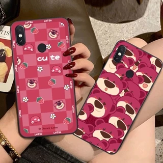 Ốp lưng Xiaomi Redmi Note 5 / Note 6 / Redmi 6 Pro / Mi A2 Lite GẤU DÂU LOTSO đỏ cute đẹp siêu rẻ