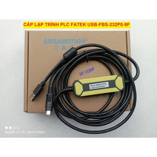 Cáp lập trình USB-FBS-232P0-9F cho PLC FATEK cổng tròn 4 chân