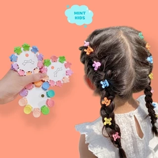 Set 10 kẹp tóc cho bé sắc màu kẹo ngọt siêu dễ thương, phong cách Hàn Quốc PKT-039