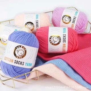 LEN SOCK YARN len milk cotton đan móc