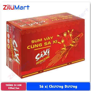 Nước ngọt sá xị Chương Dương (thùng 24 lon) loại 330ml