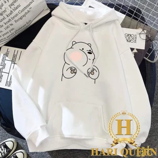 Áo hoodie 3d gấu má phính HARIQUEEN