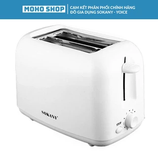 Máy nướng bánh mỳ SOKANY 700W 6 nấc thời gian tùy chọn cho một bữa sáng nhanh chóng, tiện lợi [HÀNG CHÍNH HÃNG]