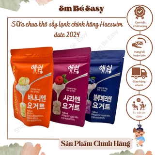 Sữa chua khô sấy lạnh Haeswim Hàn quốc cho bé, sữa chua khô ăn dặm (date 2024)