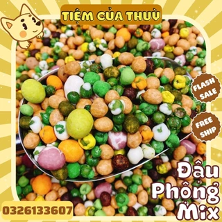 500G Đậu Phộng Sấy Giòn Mix Vị, Đậu Phộng Mix, Đậu Mix Nhiều Loại Hạt, đồ ăn vặt