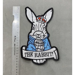 logo , sticker thêu Thỏ Rabbit ủi to đẹp