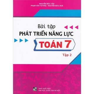 Sách - Bài tập phát triển năng lực Toán 7 tập 2