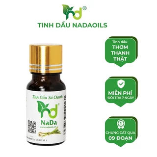 Tinh dầu thơm phòng sả chanh Nada Oils - khử mùi, kháng khuẩn, đuổi muỗi, giảm stress