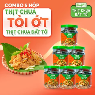 Combo 5 Hộp Thịt Chua Tỏi Ớt - Thịt chua Đất Tổ