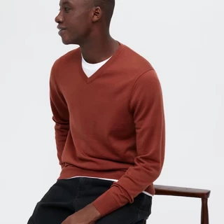 Áo len Nam Merino Wool Extra fine Uniqlo