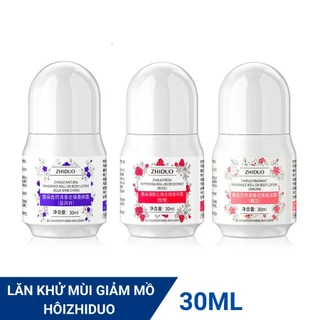 Lăn khử mùi Zhiduo dưỡng sáng tự nhiên, khô thoáng tối ưu dành cho nam nữ chai 30ml