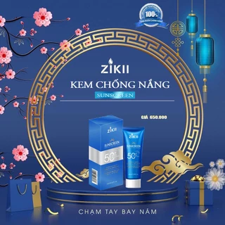 Kem chống nắng sunscreen ZIKII dưỡng da 50+, bảo vệ khỏi tia UV  50+ dưỡng ẩm dung tích 50ml