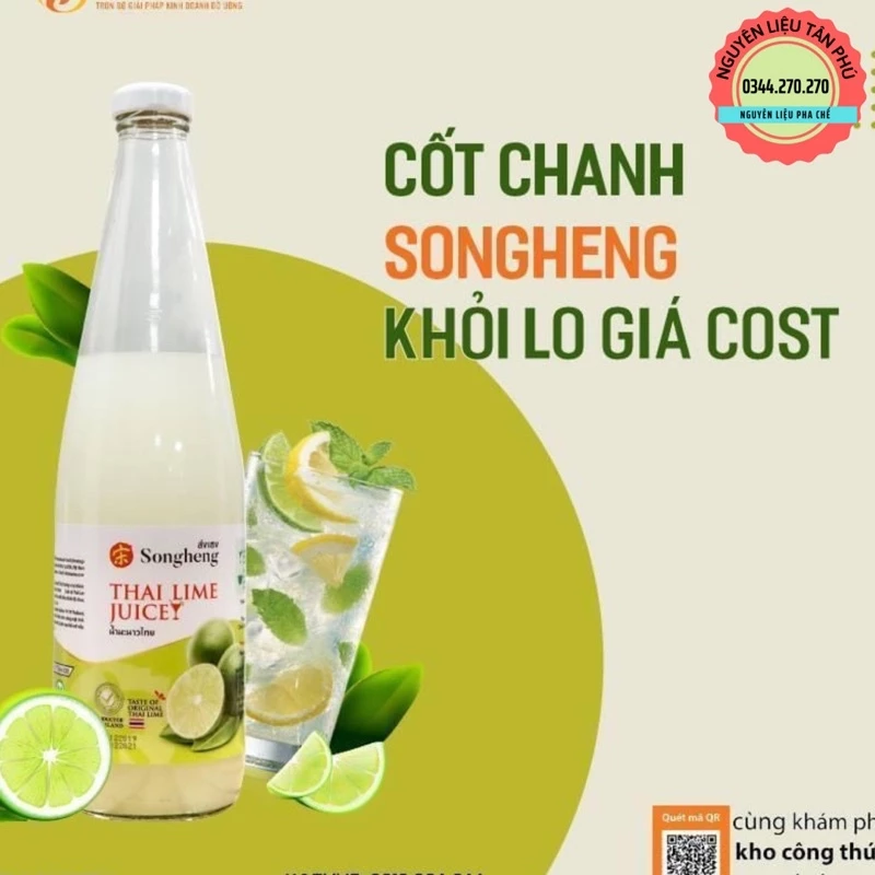 Cốt chanh nguyên chất Thái Lan SONGHENG