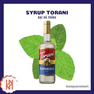 Siro/ Syrup Torani Bạc Hà Trắng 750ml