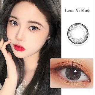 Lens mắt kính áp tròng màu xám giãn to Shimmer