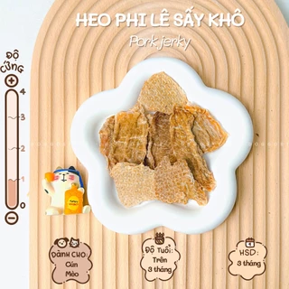 Treat Bánh Thưởng Cho Chó Mèo Phi Lê Heo Sấy Khô DOGGO Homemade Không Chất Bảo Quản 50G / Thức Ăn Cho Chó Thú Cưng